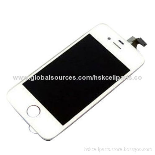 White Complete LCD Assembly for iPhone 4